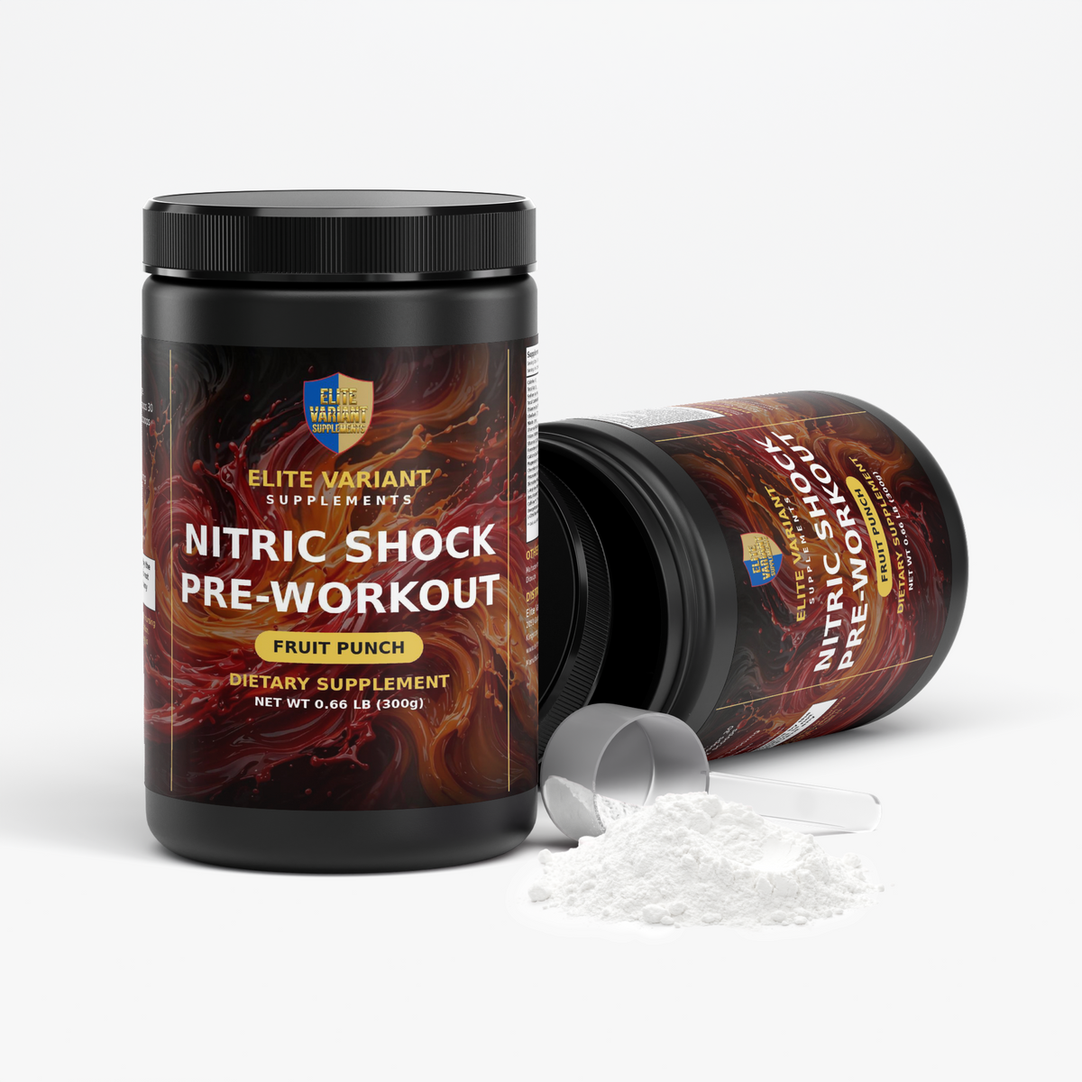 Nitric Shock Pre-Workout Powder (Fruit Punch)
