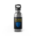 Stainless Steel Water Bottle — 20oz with Straw | Elite Variant Supplements Shield Logo