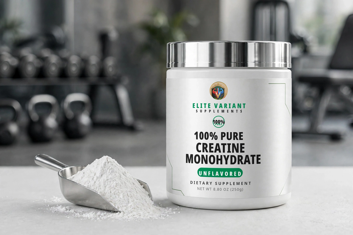 Elite Variant Supplements 100% Pure Creatine Monohydrate - product shot